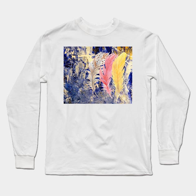 nice feather Long Sleeve T-Shirt by ayoubShoop